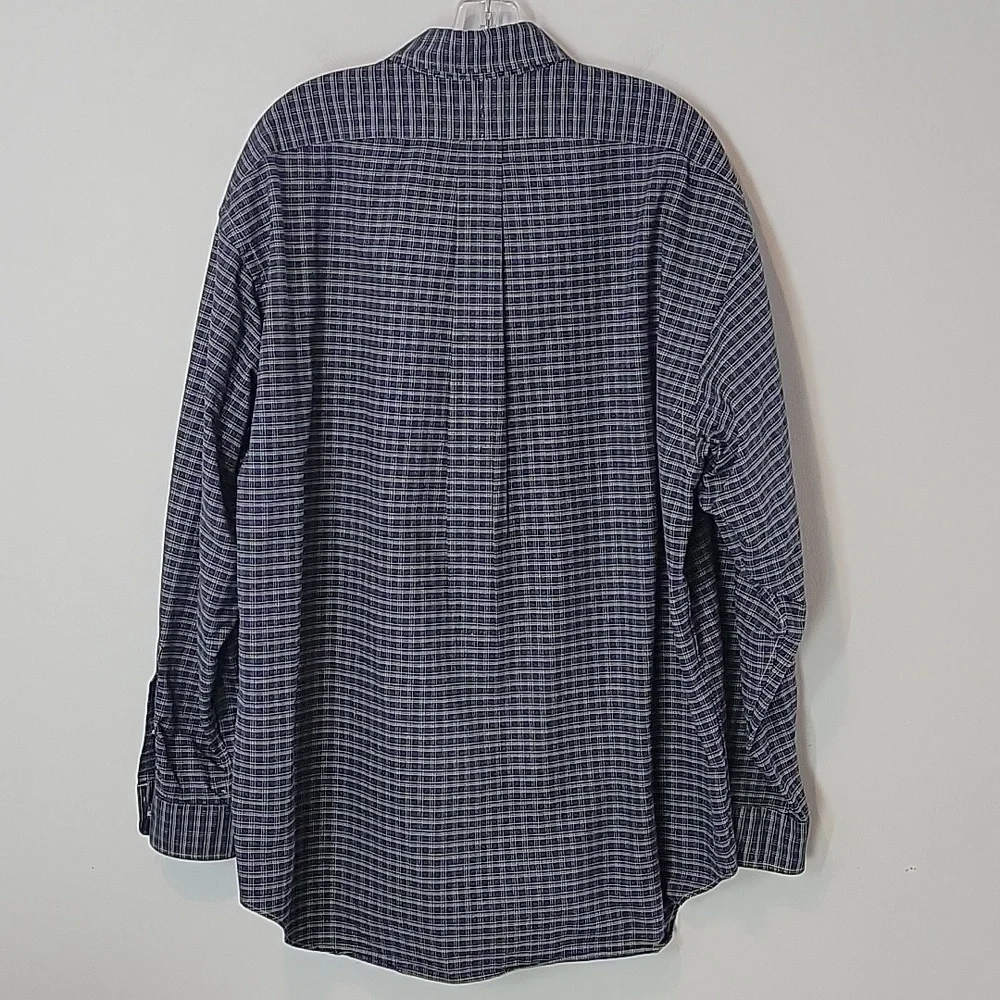 POLO Ralph Lauren Big Shirt Button down Purple & Green cotton